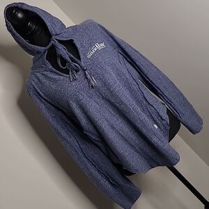 Legacies sz S blue & white sweatshirt with hoodie